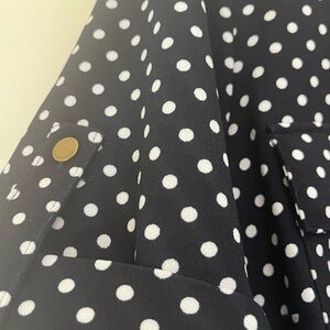 Navy Polka Dot dress